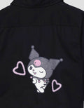 Character Kuromi Woven Twill Jaket Anak Perempuan