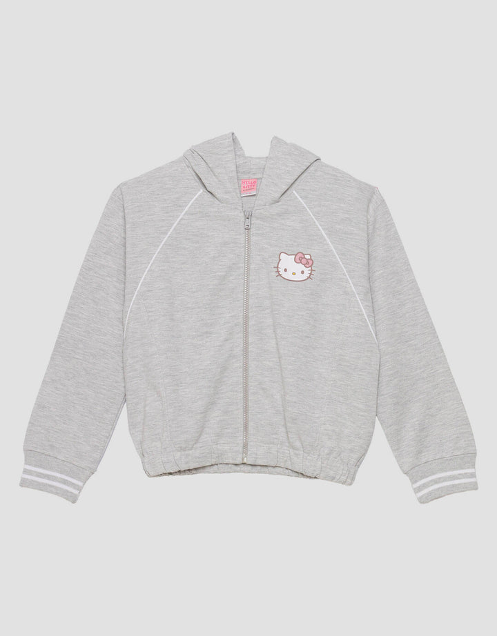 Character Hello Kitty Jaket Hoodie Anak Perempuan