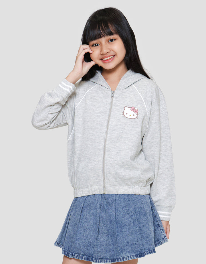 Character Hello Kitty Jaket Hoodie Anak Perempuan