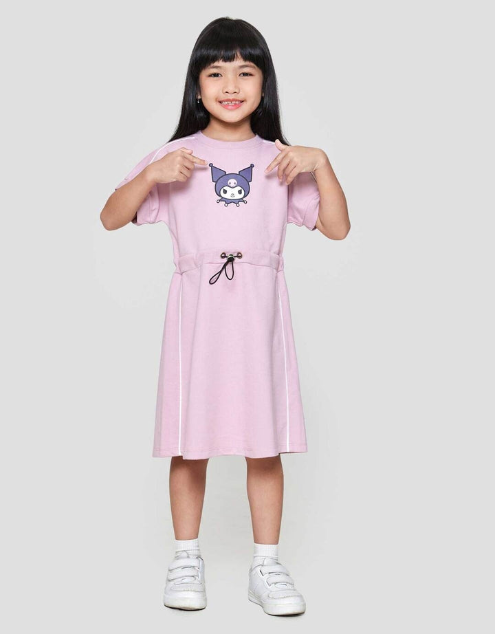 Character Kuromi Midi Dress Anak Perempuan