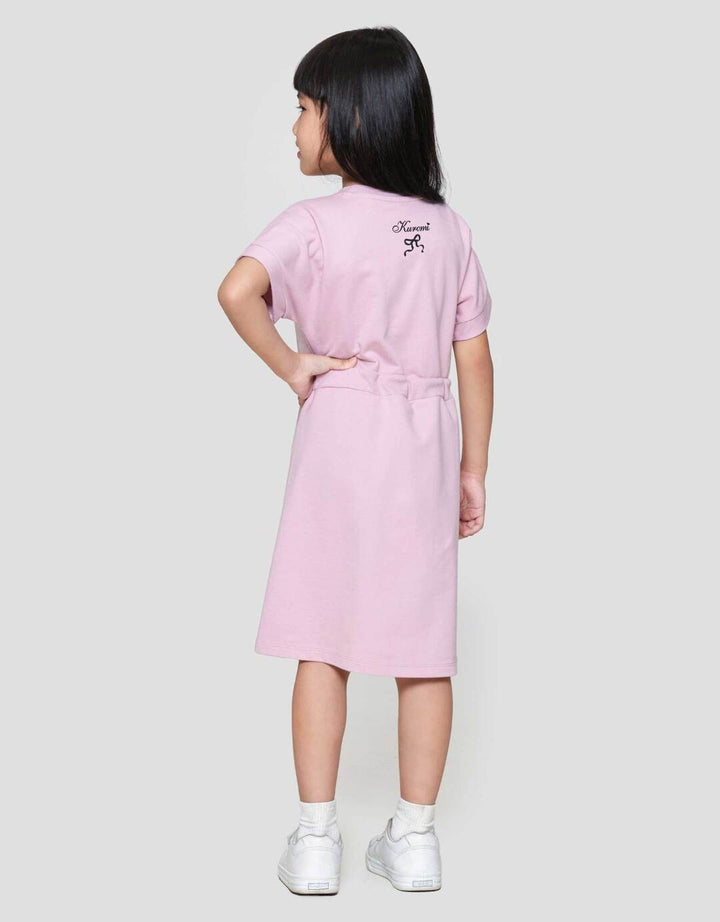 Character Kuromi Midi Dress Anak Perempuan