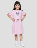 Character Kuromi Midi Dress Anak Perempuan