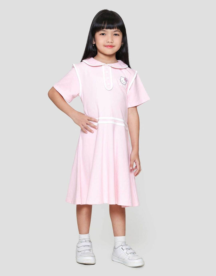 Character Hello Kitty Midi Dress Anak Perempuan