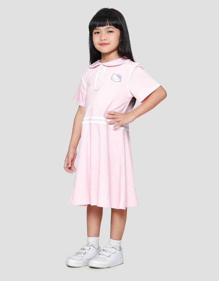 Character Hello Kitty Midi Dress Anak Perempuan