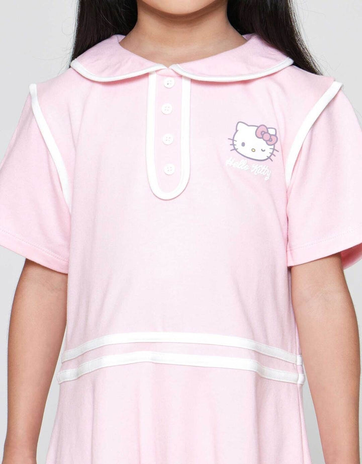 Character Hello Kitty Midi Dress Anak Perempuan