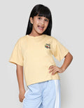Character Print Minion Becak Kaos Anak Perempuan