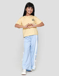 Character Print Minion Becak Kaos Anak Perempuan