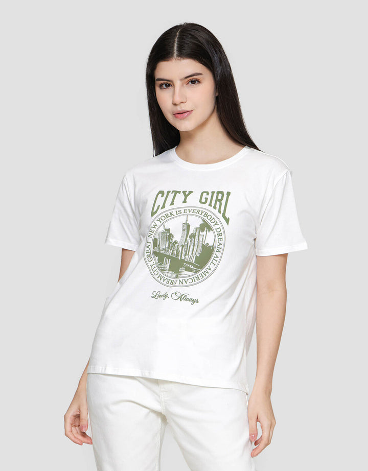 Nevada City Girls Kaos Lengan Pendek Wanita