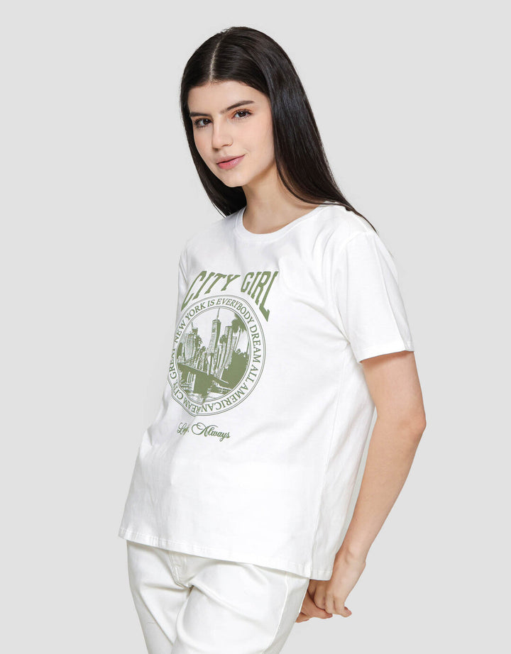 Nevada City Girls Kaos Lengan Pendek Wanita