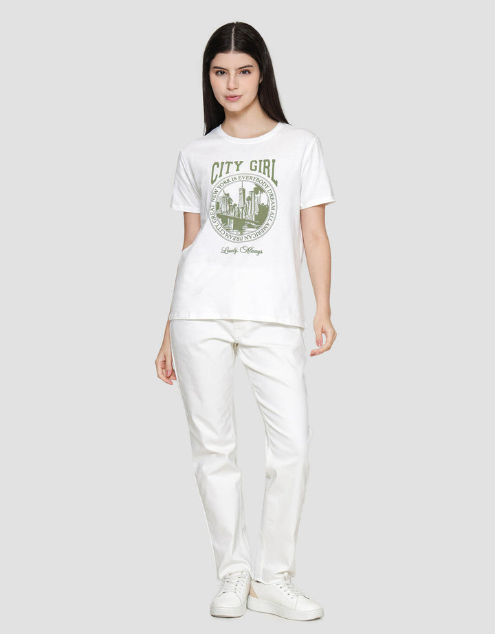 Nevada City Girls Kaos Lengan Pendek Wanita
