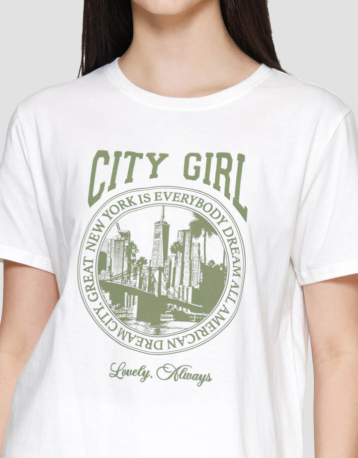 Nevada City Girls Kaos Lengan Pendek Wanita