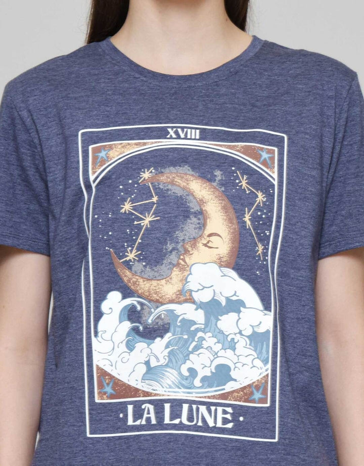 Nevada Comb Astronomy Kaos Lengan Pendek Wanita