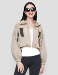 Nevada Sld Boxy Parasut Cut And Sew Jaket Wanita