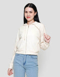 Nevada Solid Boxy French Terry Jaket Wanita