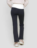 Nevada Rib Flared Pants W/ Folded Waist Celana Panjang Wanita