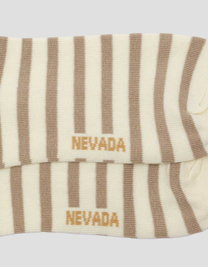 Nevada Quarter Stripe Bear Kaos Kaki Wanita