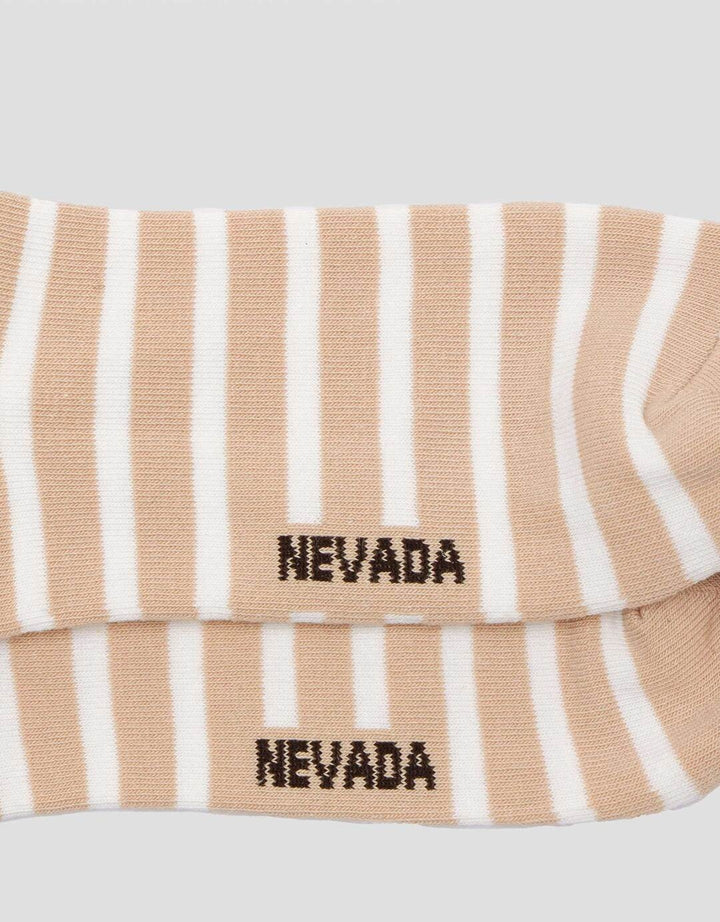 Nevada Quarter Stripe Bear Kaos Kaki Wanita
