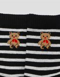 Nevada Quarter Stripe Bear Kaos Kaki Wanita