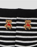 Nevada Quarter Stripe Bear Kaos Kaki Wanita
