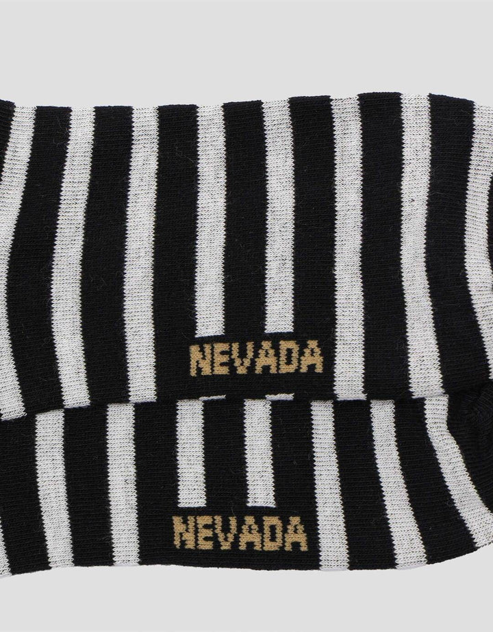 Nevada Quarter Stripe Bear Kaos Kaki Wanita