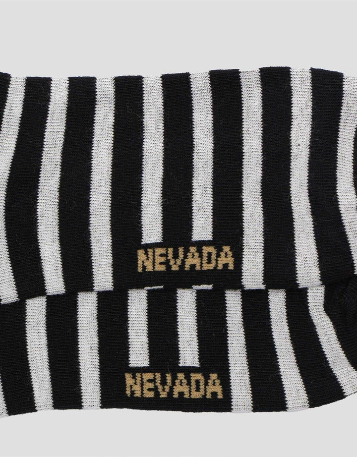 Nevada Quarter Stripe Bear Kaos Kaki Wanita