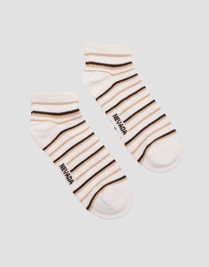 Nevada Ankle Aop Stripe Kaos Kaki Wanita