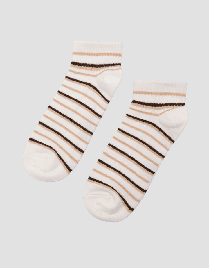 Nevada Ankle Aop Stripe Kaos Kaki Wanita
