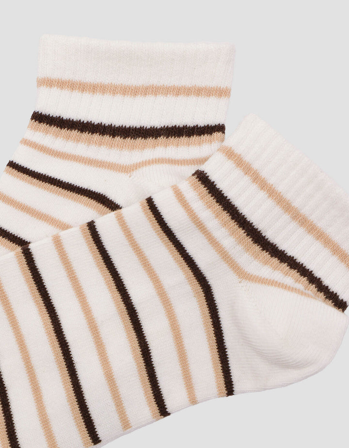 Nevada Ankle Aop Stripe Kaos Kaki Wanita