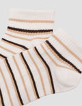 Nevada Ankle Aop Stripe Kaos Kaki Wanita