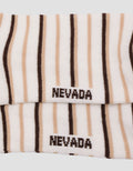 Nevada Ankle Aop Stripe Kaos Kaki Wanita