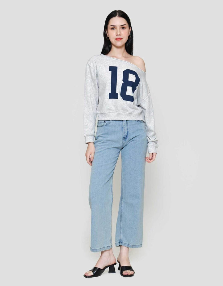 Nevada French Reg Boat Neck Sweater Wanita