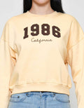 Nevada Crop Fleece California Sweater Wanita