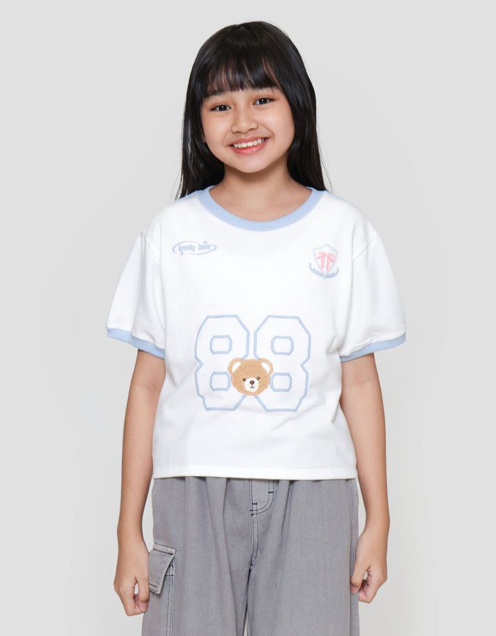 Nevada Bear Bordir Kaos Anak Perempuan