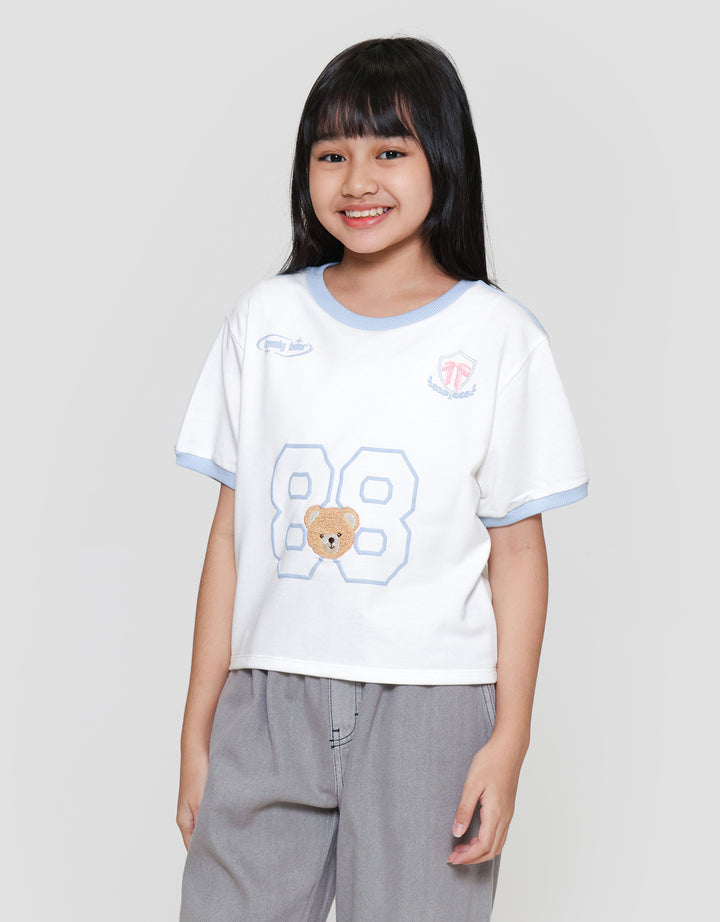 Nevada Bear Bordir Kaos Anak Perempuan