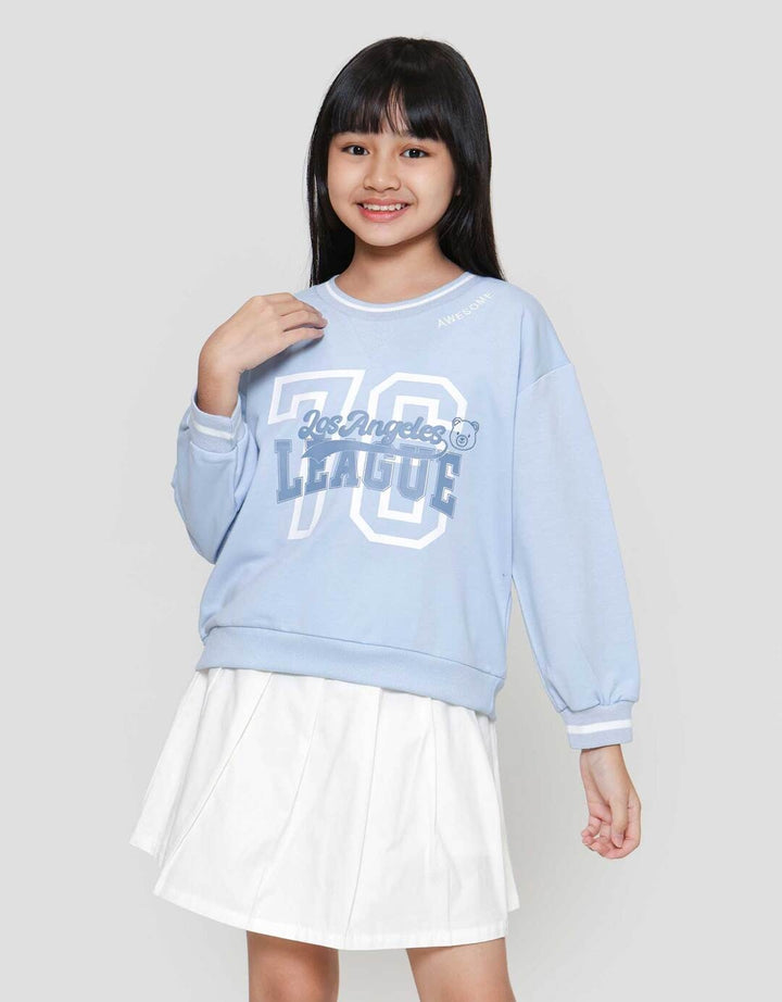 Nevada Number Bear League Sweater Anak Perempuan