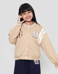 Nevada Varsity Bordir Jaket Anak Perempuan