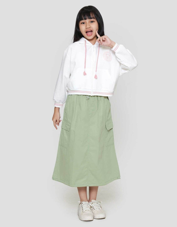 Nevada Hoodie Bordir With Back Print Jaket Anak Perempuan