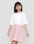 Nevada Fake 2 Pcs Bear Midi Dress Anak Perempuan