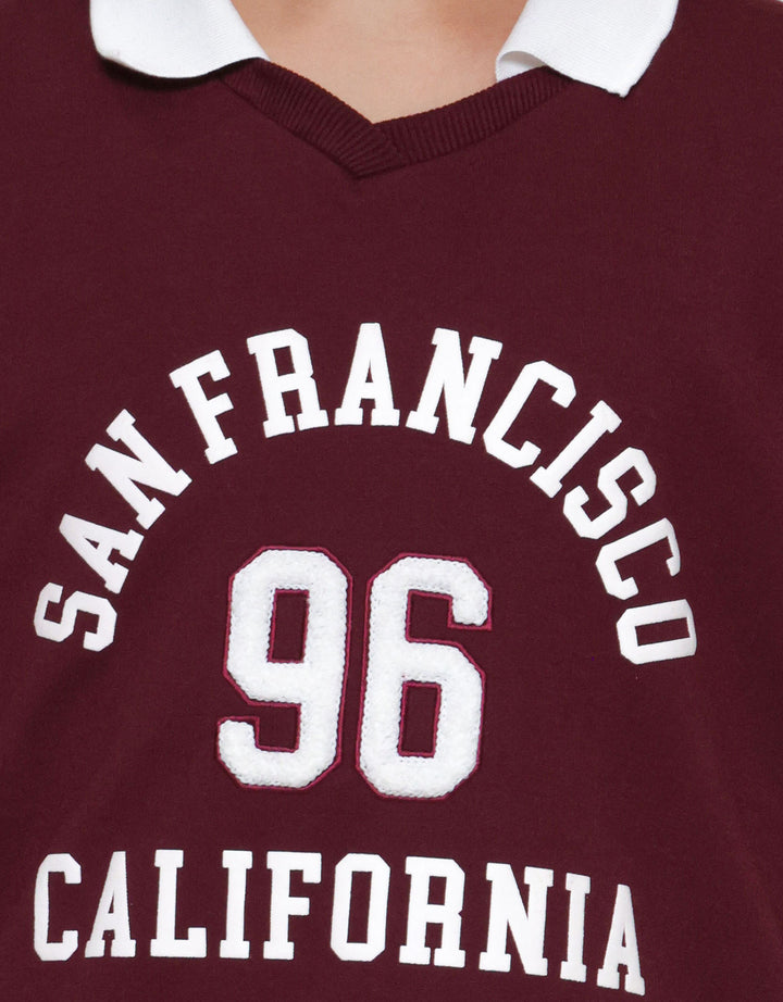 Nevada San Fransisco Sweater Kerah Anak Perempuan