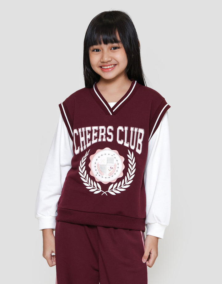 Nevada Cheers Club Sweater Anak Perempuan