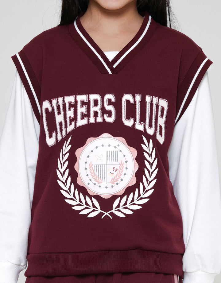 Nevada Cheers Club Sweater Anak Perempuan