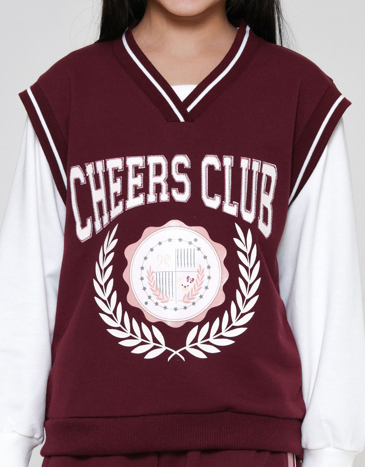 Nevada Cheers Club Sweater Anak Perempuan