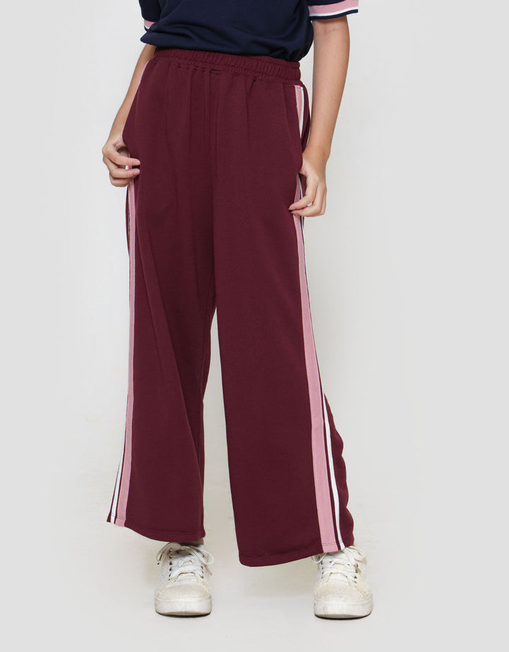 Nevada Stripe Pinggir Celana Panjang Anak Perempuan