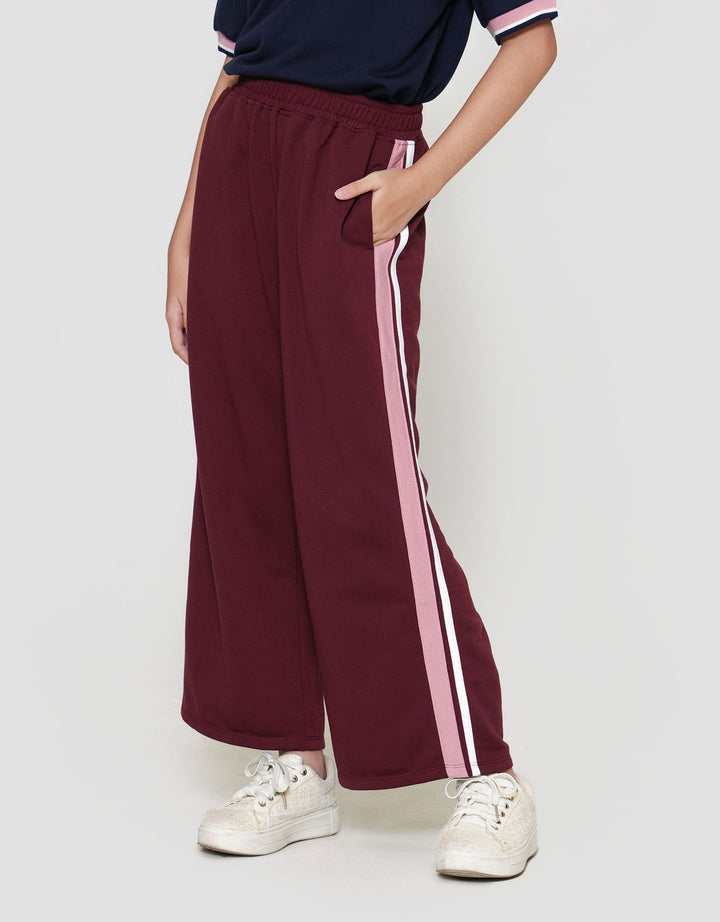 Nevada Stripe Pinggir Celana Panjang Anak Perempuan