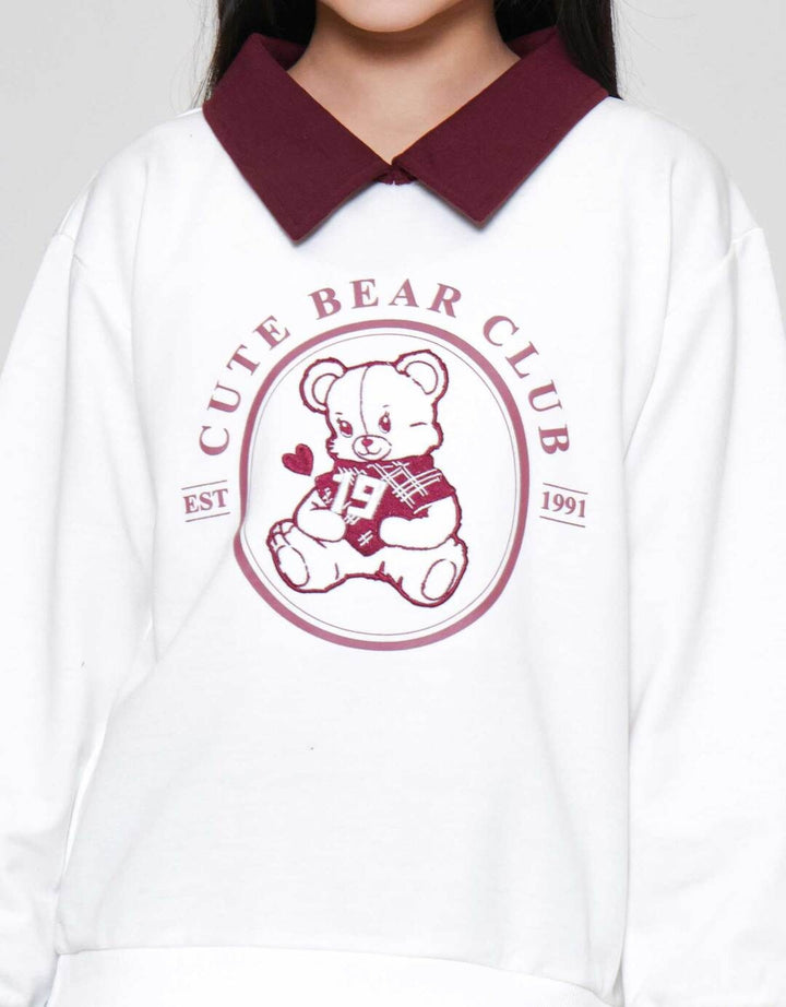 Nevada Cute Bear Club Midi Dress Anak Perempuan