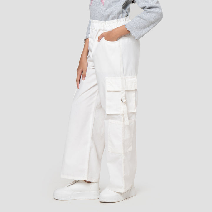 Nevada Pocket Flip Paperbag Cord Celana Anak Perempuan