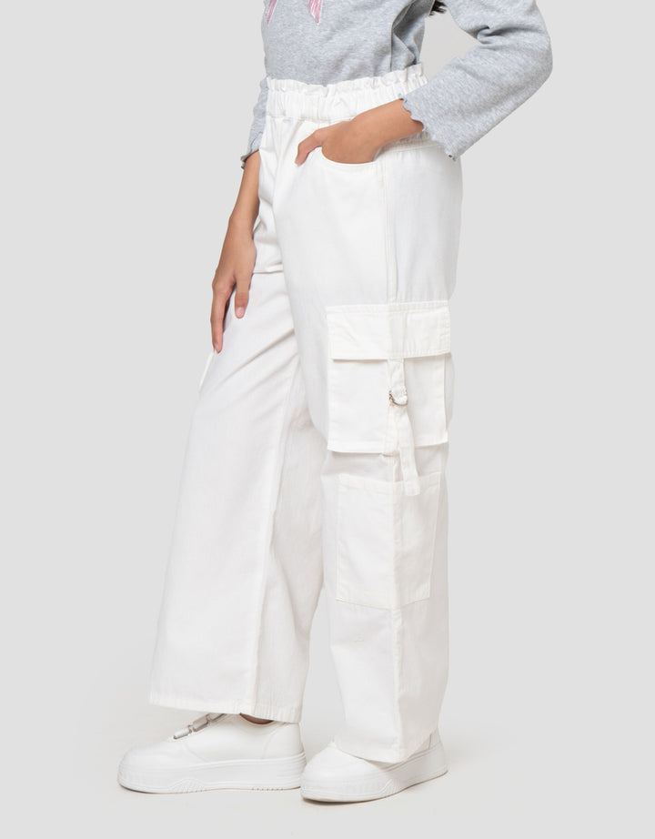 Nevada Pocket Flip Paperbag Cord Celana Anak Perempuan