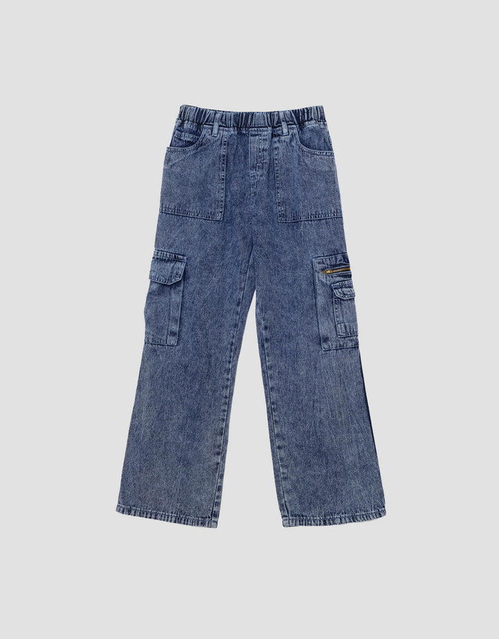 Nevada Pocket With Flip Celana Denim Anak Perempuan
