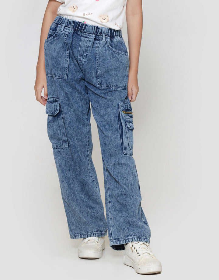 Nevada Pocket With Flip Celana Denim Anak Perempuan