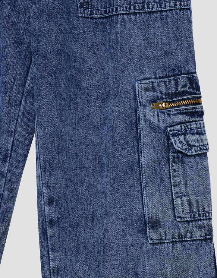 Nevada Pocket With Flip Celana Denim Anak Perempuan